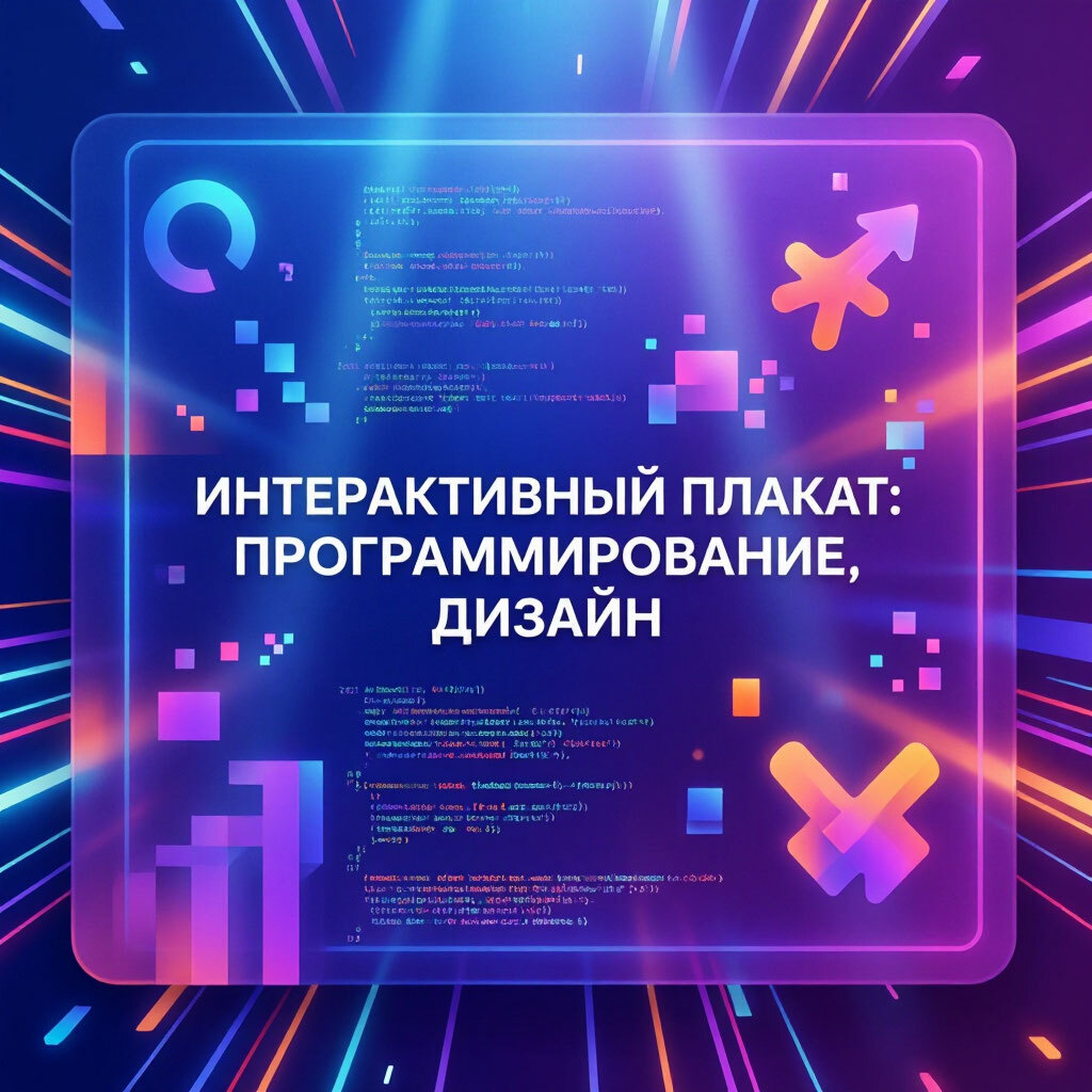 «Интерактивный плакат: программирование + дизайн»